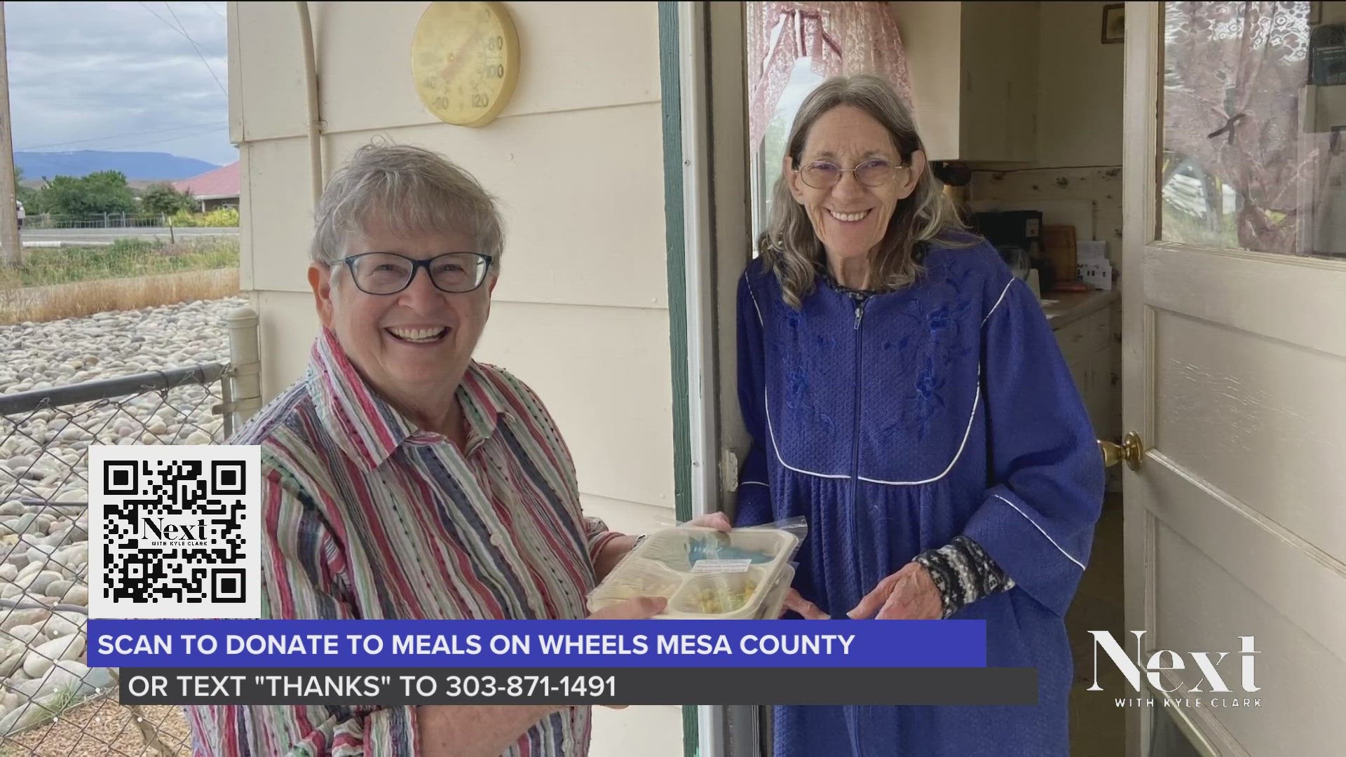 Mesa County has more than 100 seniors on a waiting list to receive Meals on Wheels. We can help take folks off that list and feed them for a year.