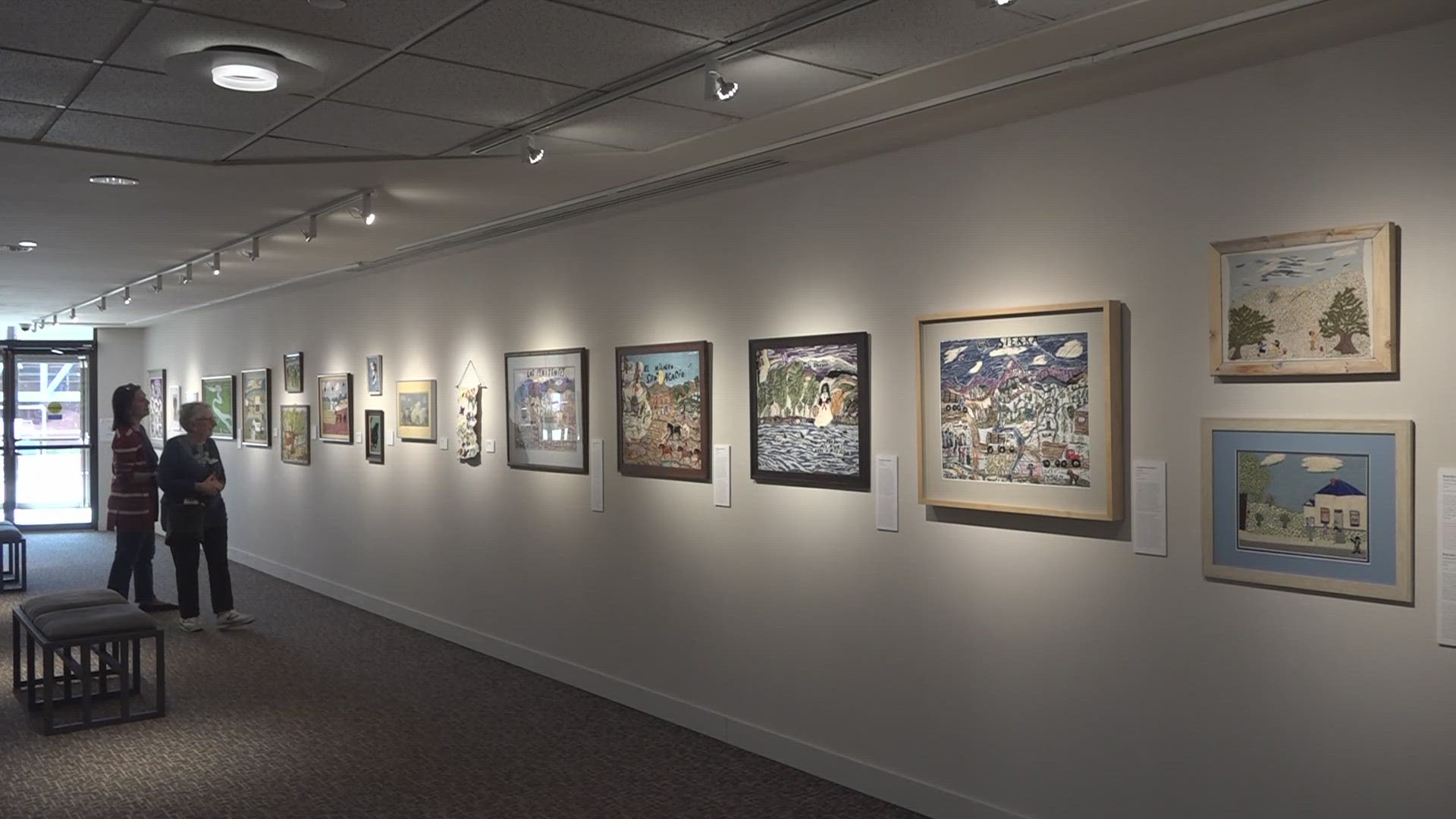 Colcha embroidery, which tells a story or depicts life in rural southern Colorado, can be viewed at the Arvada Center through mid-November.