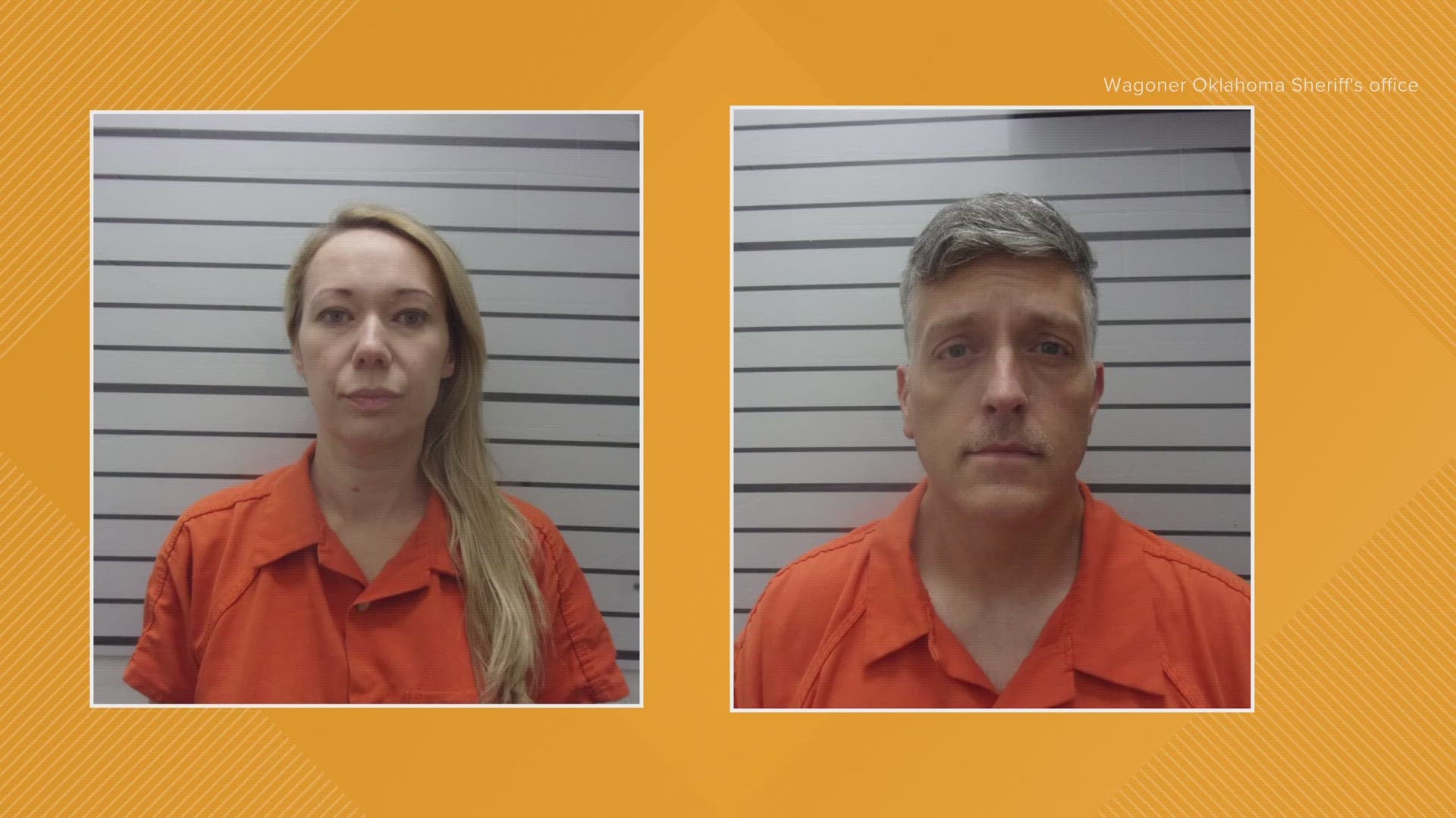 Jon and Carie Hallford face charges of abuse of a corpse, as well as money laundering and theft charges, the DA's office said.