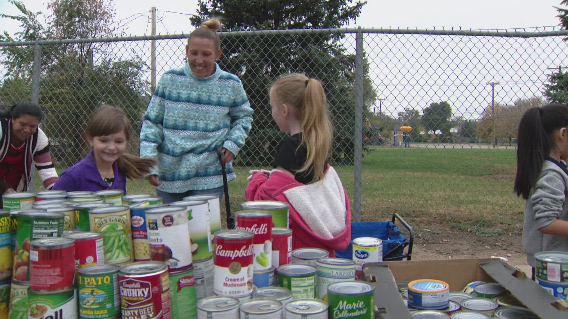 Second graders at Billie Martinez Elementary in Greeley started a "food distribution day" after they saw there was hunger in their community.